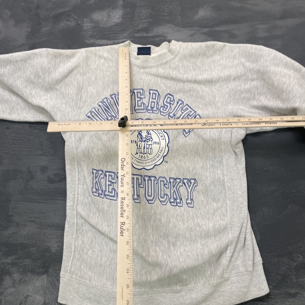vintage University of Kentucky sweatshirt mens medium Grey 1990s Jansport USA - Picture 6 of 9
